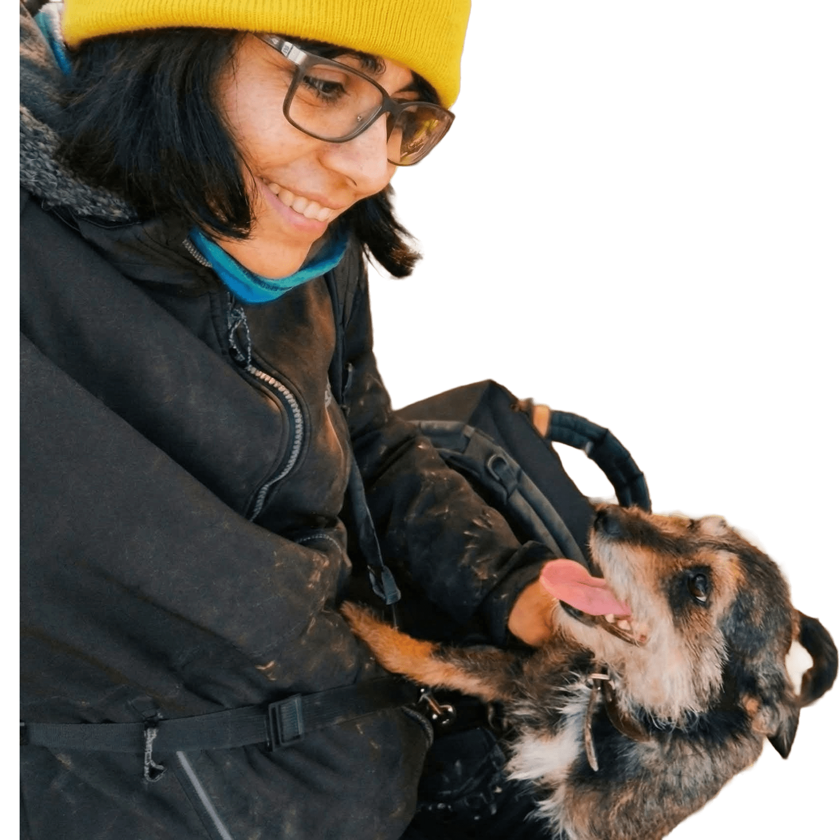 Marina Grossi con cane